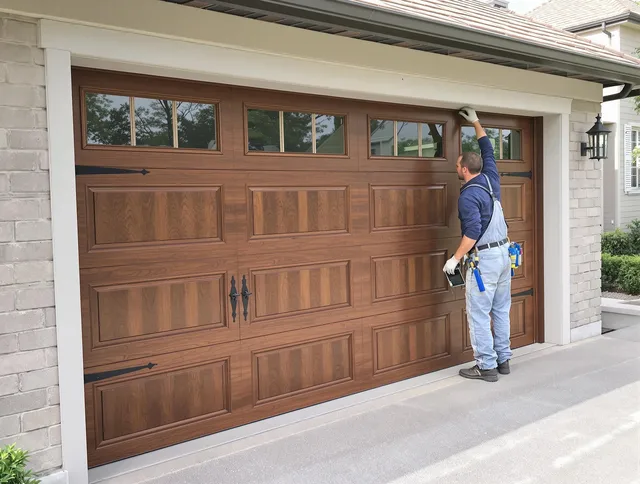 Custom garage door showcase by Country Club Garage Door Repair in Country Club