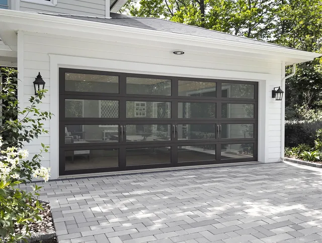 Country Club Garage Door Repair design specialist presenting custom garage door options to Country Club homeowner