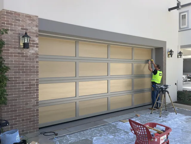 Garage door replacement service by Country Club Garage Door Repair in Country Club
