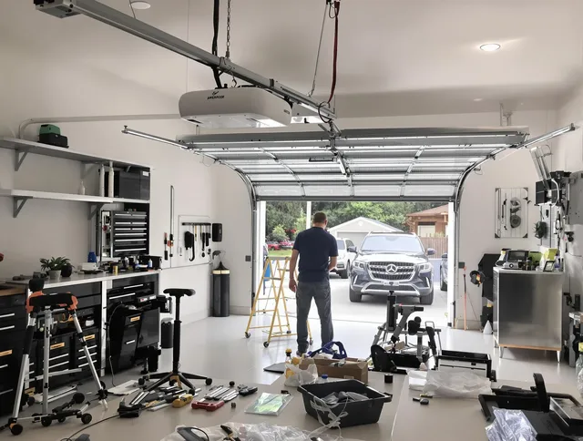 Garage door opener installation by Country Club Garage Door Repair in Country Club