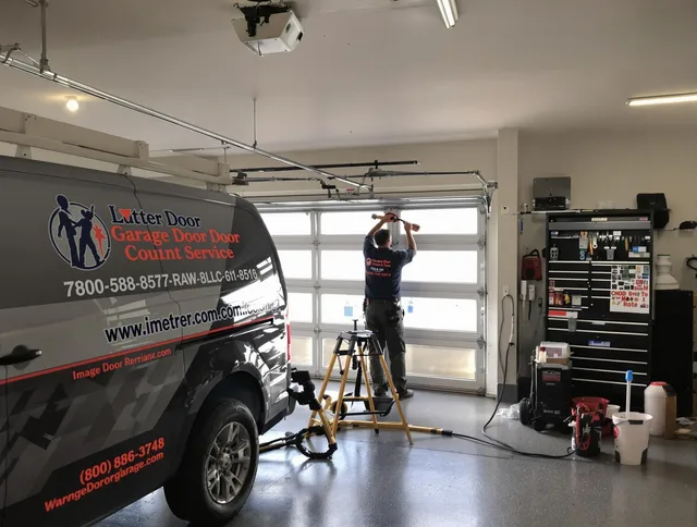 Country Club Garage Door Repair team performing same-day garage door repair in Country Club